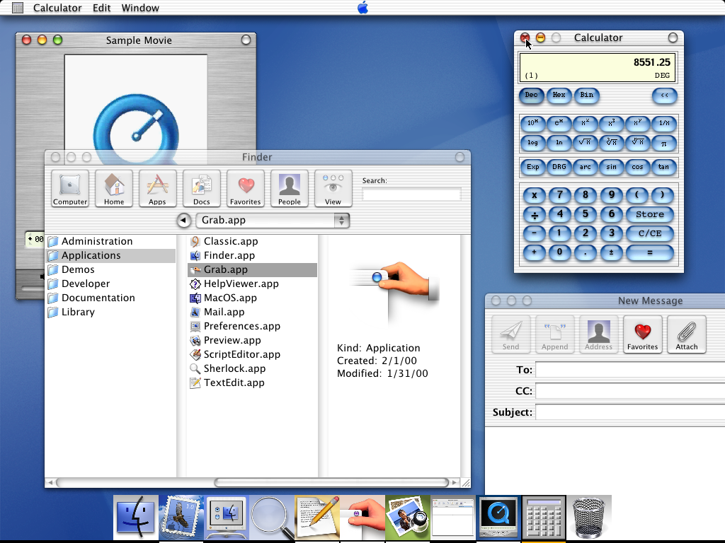 Mac OS X DP3